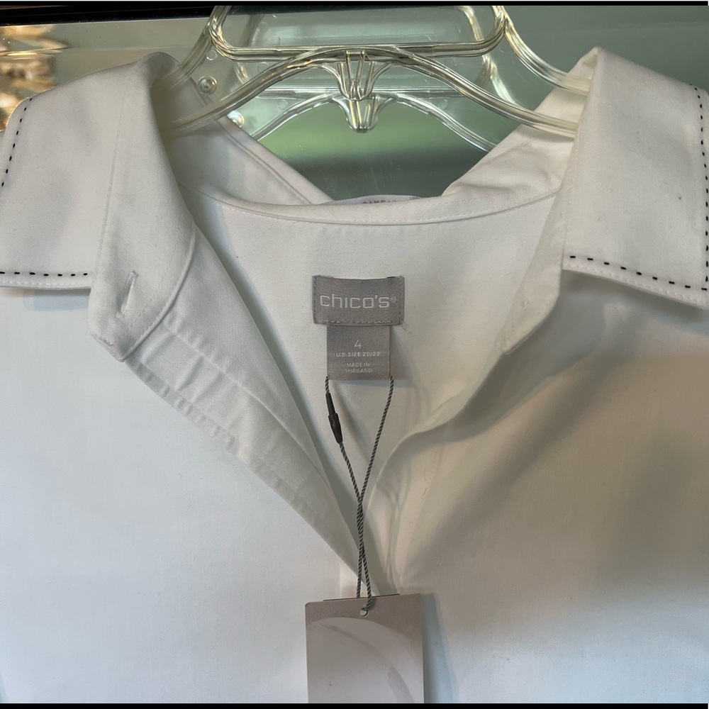 Chicos no iron stretch shirt.XXL,